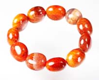 Bracelet agate feu