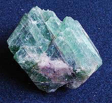 Clivage sur fluorite